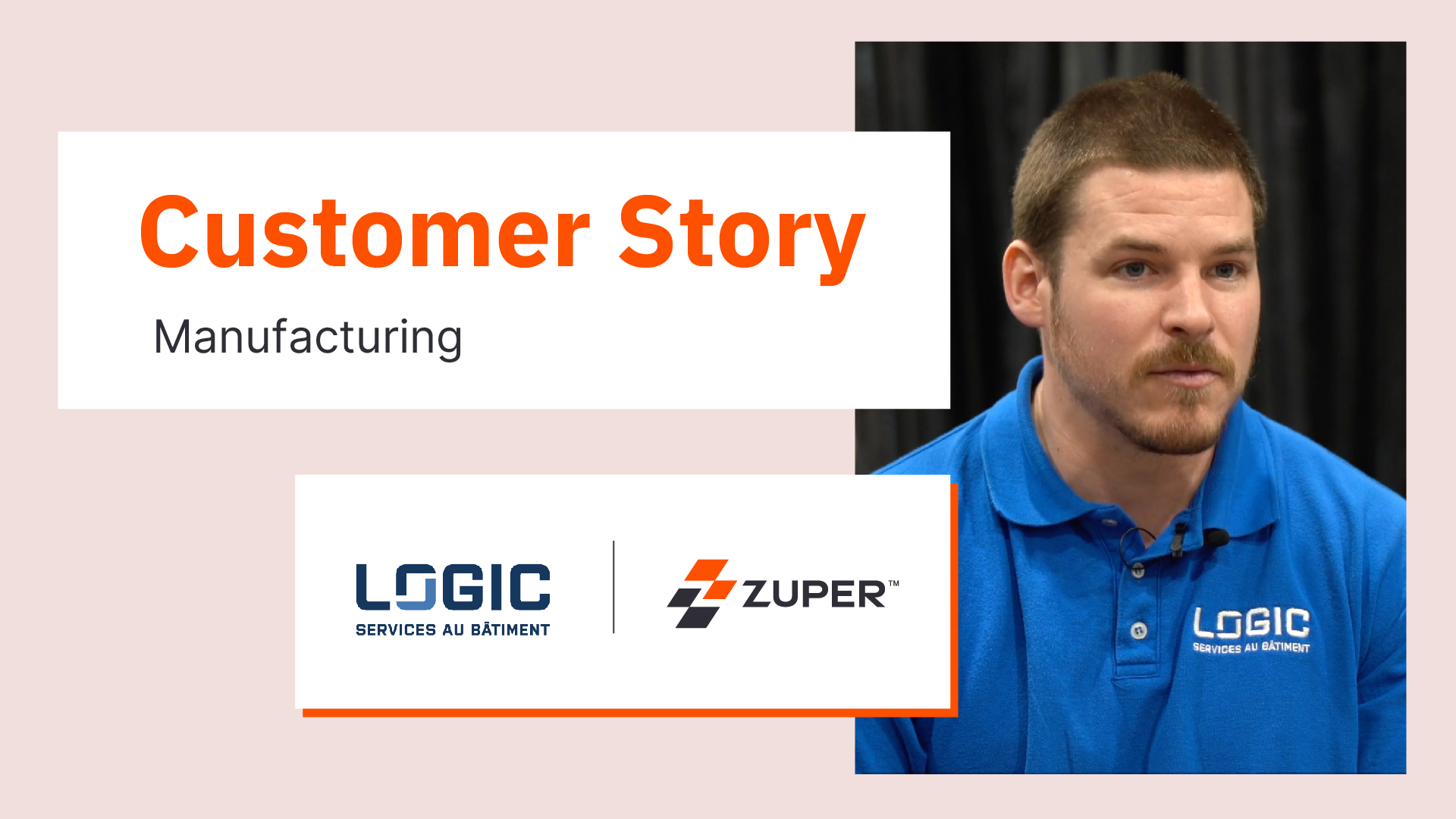 Logic Services au Bâtiment employee sharing their experience using Zuper field service management software