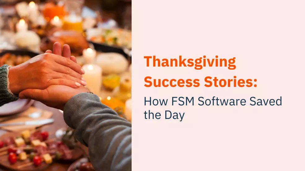 Two hands clasped together at a Thanksgiving dinner table with festive food and candles in the background