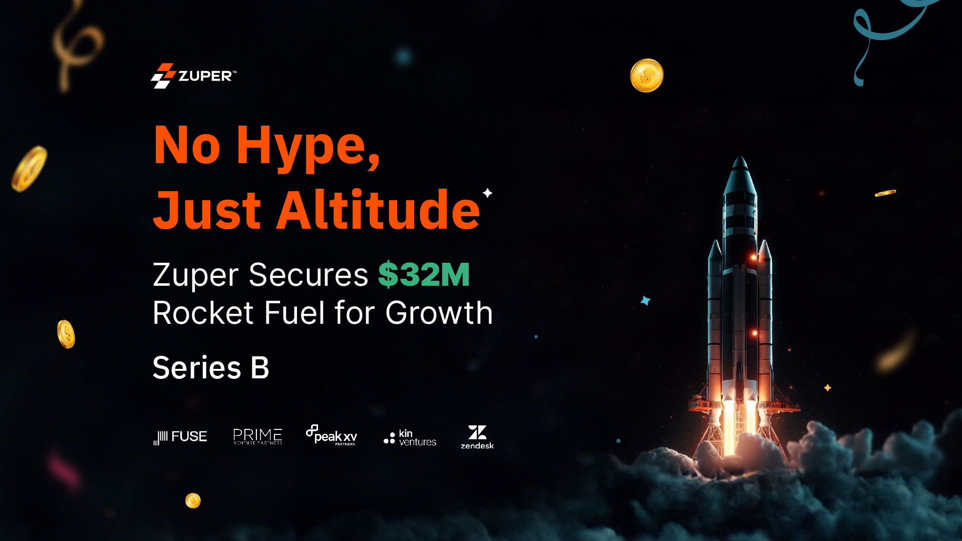 Zuper announces $32M Series B funding round backed by FUSE, Prime Venture Partners, Peak XV, Kin Ventures, and Zendesk