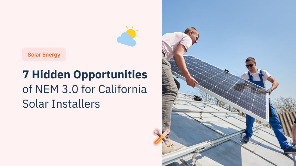 Solar installers positioning a panel on a metal roof mounting system