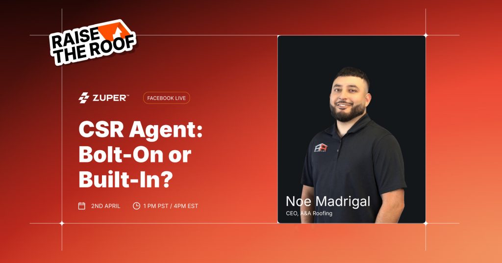 Raise the Roof - CSR Agent: Bolt-On or Built-In with Noe Madrigal