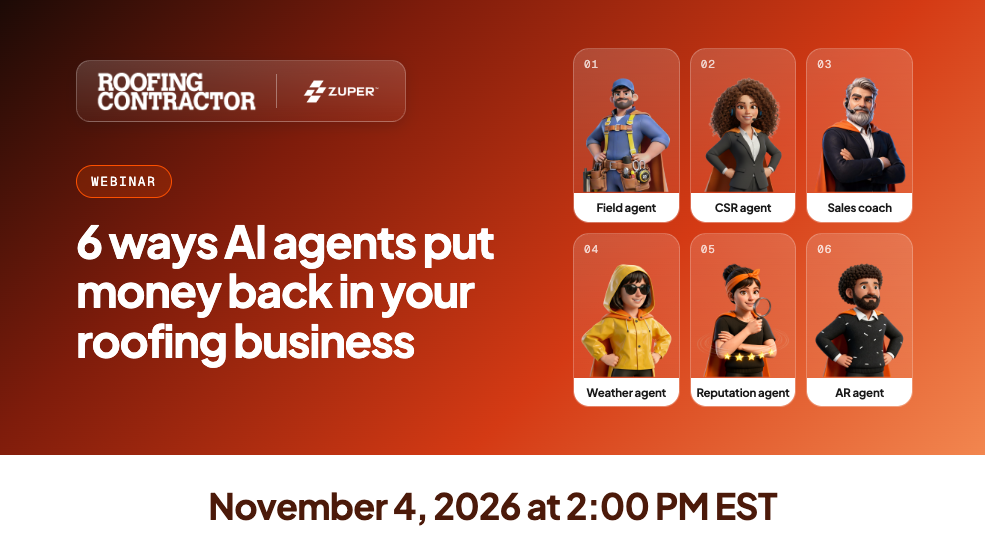 6 Ways AI Agents Put Money Back in Your Roofing Business